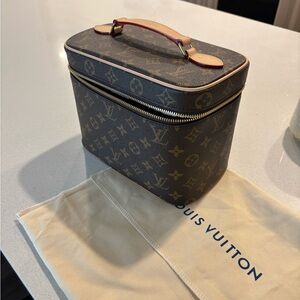 Louis Vuitton Brown and Tan Monogram Crossbody Bag